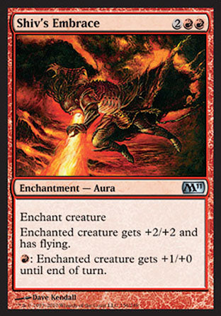 Shiv's Embrace (Magic 2011 Core Set) Near Mint - for just $0.10! 