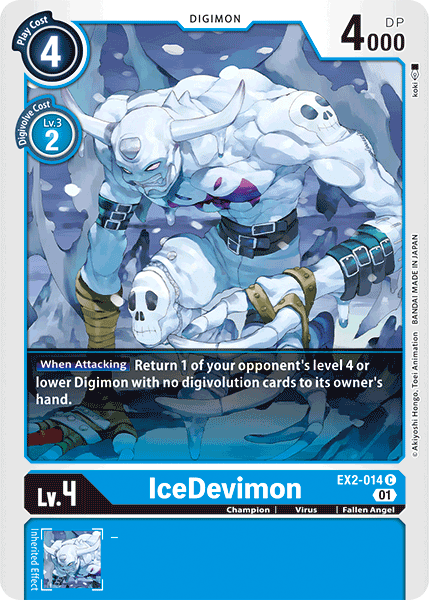 IceDevimon [EX2-014] [Digital Hazard] - Just $0.09! Shop now at Retro Gaming of Denver