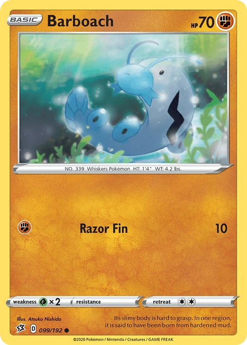 Barboach (099/192) [Sword & Shield: Rebel Clash] - for just $0.10! 