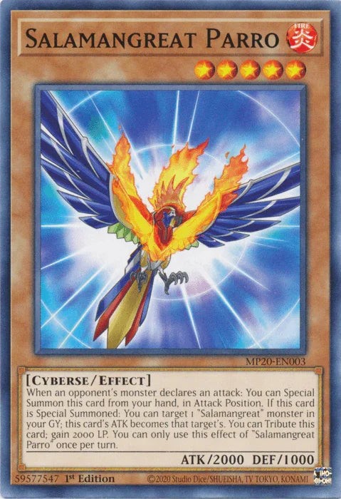 Salamangreat Parro [MP20-EN003] Common - for just $0.10! 