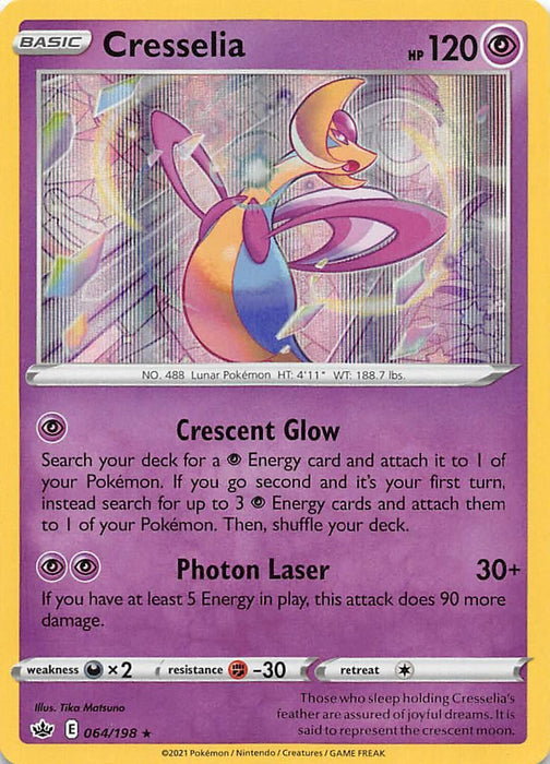 Cresselia (064/198) [Sword & Shield: Chilling Reign] - for just $0.15! 