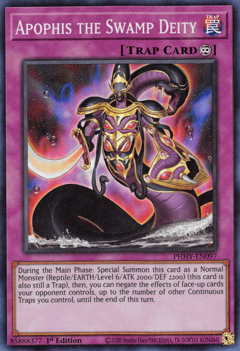 Apophis the Swamp Deity [PHHY-EN097] Super Rare - for just $0.10! 