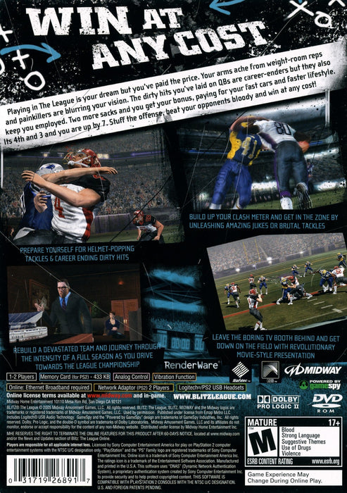 Blitz: The League – PlayStation 2 (PS2) - for just $12.99! 