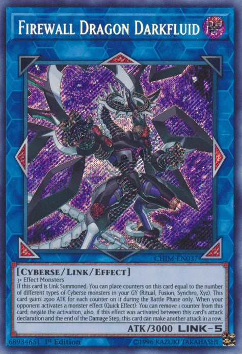 Firewall Dragon Darkfluid [CHIM-EN037] Secret Rare - for just $0.50! 