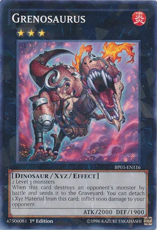 Grenosaurus [BP03-EN116] Shatterfoil Rare - for just $0.25! 