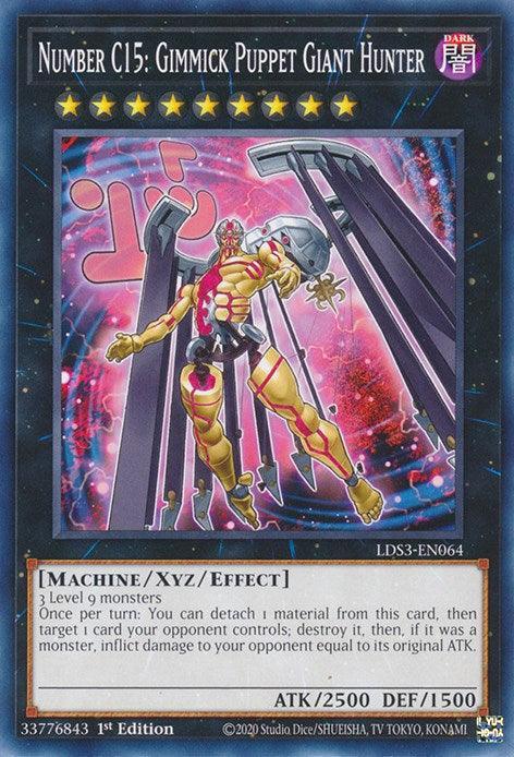 Number C15: Gimmick Puppet Giant Hunter [LDS3-EN064] Common - for just $0.10! 