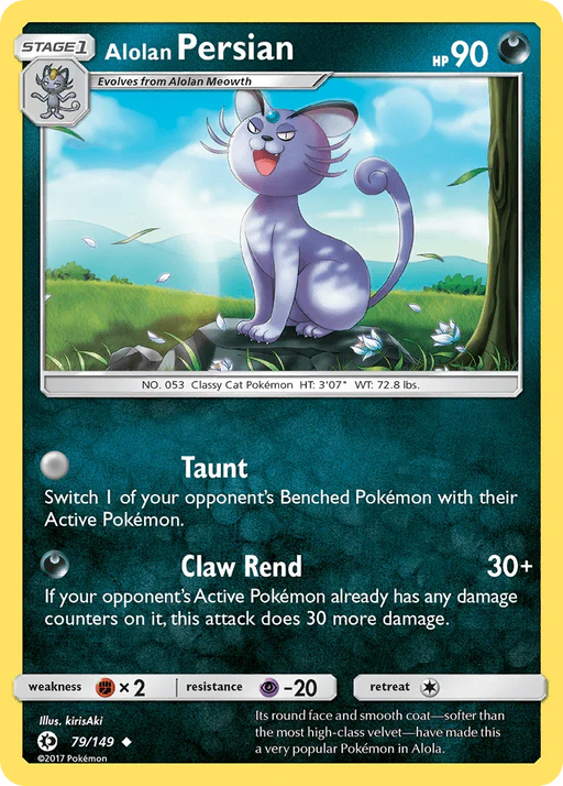 Alolan Persian (79/149) [Sun & Moon: Base Set] - for just $0.15! 