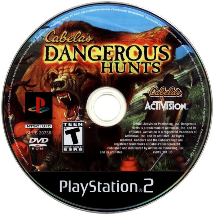 Cabela's Dangerous Hunts – PlayStation 2 (PS2) - for just $3.99! 