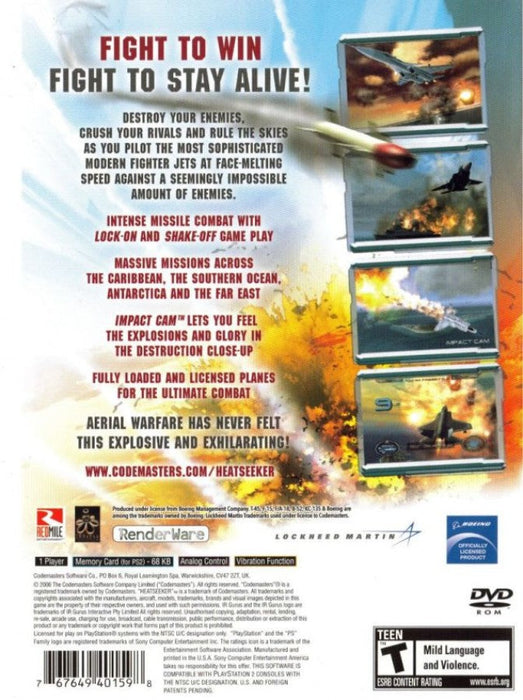 Heatseeker – PlayStation 2 (PS2) - for just $10.99! 