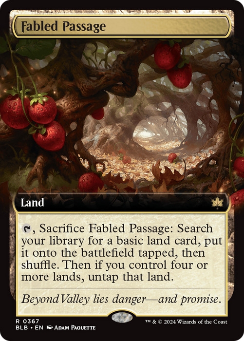 Fabled Passage (BLB-367) - Bloomburrow: (Extended Art) - for just $1.52! 