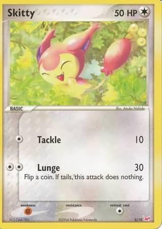 Skitty (6/10) [EX: Trainer Kit - Latias] - for just $0.15! 