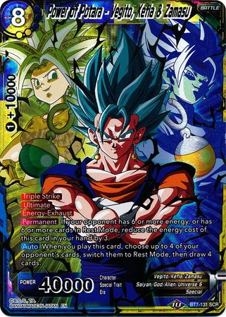 Power of Potara - Vegito, Kefla & Zamasu (BT7-131) [Assault of the Saiyans] - for just $41.60! 