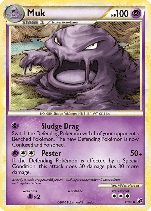 Muk (31/90) [HeartGold & SoulSilver: Undaunted] - for just $0.25! 