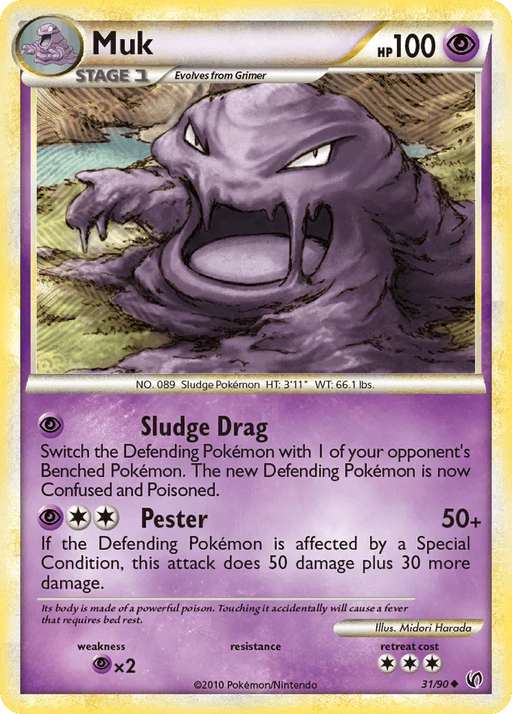 Muk (31/90) [HeartGold & SoulSilver: Undaunted] - for just $0.25! 