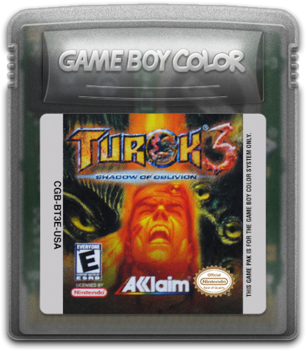 Turok 3: Shadow of Oblivion – Game Boy Color (GBC) - for just $23.99! 