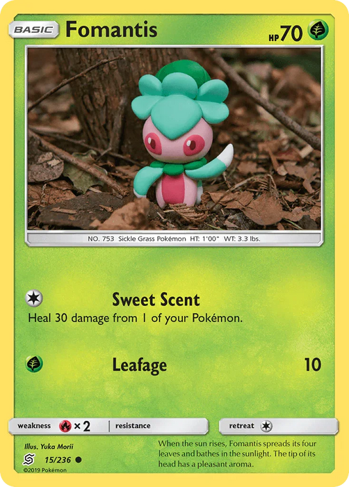 Fomantis (15/236) [Sun & Moon: Unified Minds] - for just $0.20! 