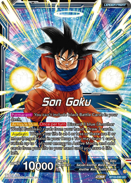 Son Goku // Son Goku, Another World Fighter (BT18-030) [Dawn of the Z-Legends] - for just $0.10! 