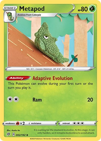 Metapod (SWSH02: Rebel Clash) Near Mint - for just $0.20! 