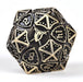 Solid Metal Fighter Class RPG Dice Set - Ancient Bronze - for just $39.99! 