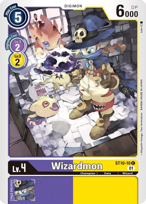 Wizardmon [ST10-10] [Starter Deck: Parallel World Tactician] - Just $0.09! Shop now at Retro Gaming of Denver