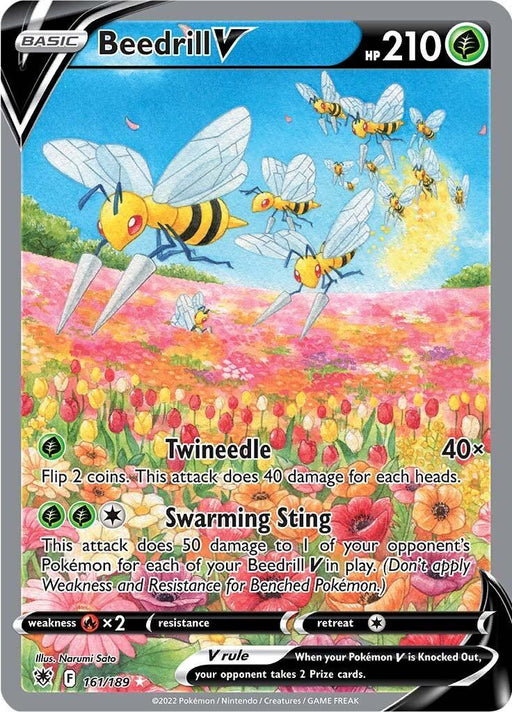 Beedrill V (161/189) [Sword & Shield: Astral Radiance] - for just $32! 