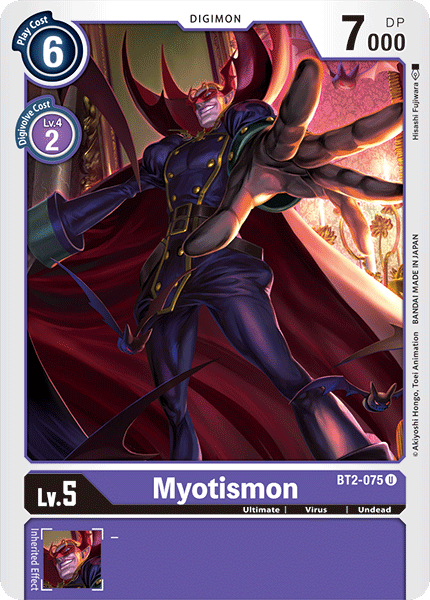 Myotismon [BT2-075] [Release Special Booster Ver.1.0] - Just $0.09! Shop now at Retro Gaming of Denver