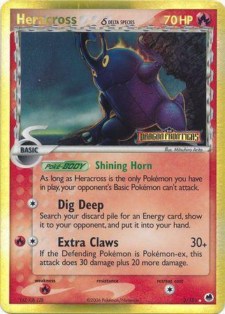 Heracross (3/101) (Delta Species) (Stamped) [EX: Dragon Frontiers] - for just $30.70! 