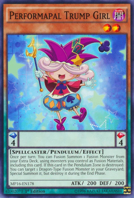 Performapal Trump Girl [MP16-EN178] Common - for just $0.10! 