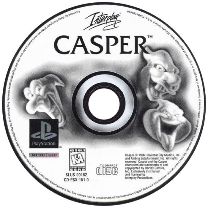 Casper – PlayStation 1 (PS1) - for just $0! 