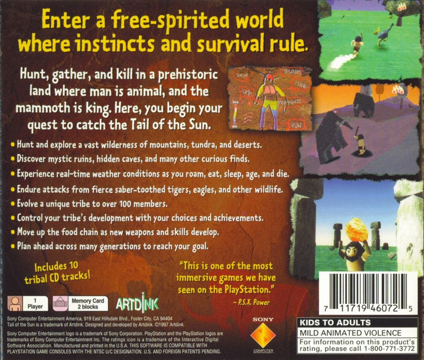 Tail of the Sun – PlayStation 1 (PS1) - for just $0! 