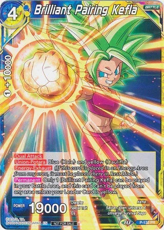 Brilliant Pairing Kefla (Shop Tournament: Assault of Saiyans) (P-132) [Promotion Cards] - for just $0.20! 
