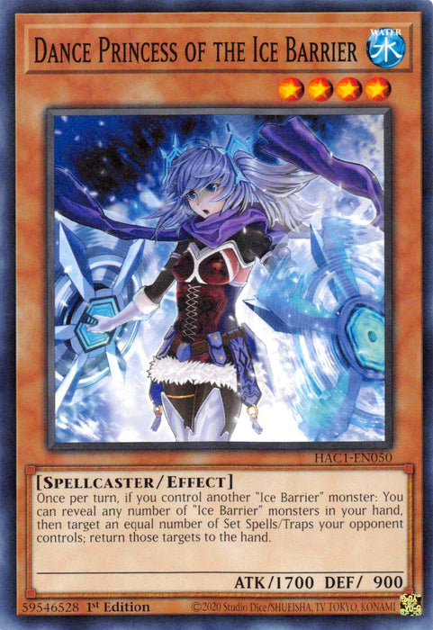 Dance Princess of the Ice Barrier [HAC1-EN050] Common - for just $0.10! 