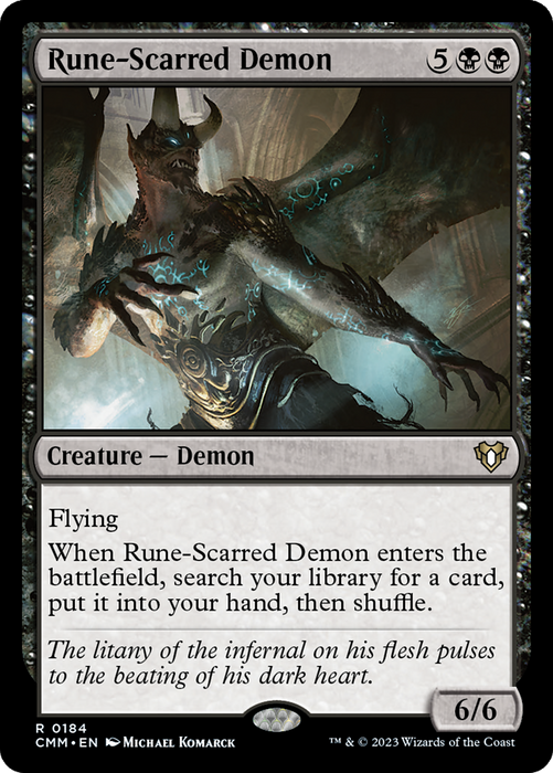 Rune-Scarred Demon (CMM-184) - Commander Masters - for just $0.21! 