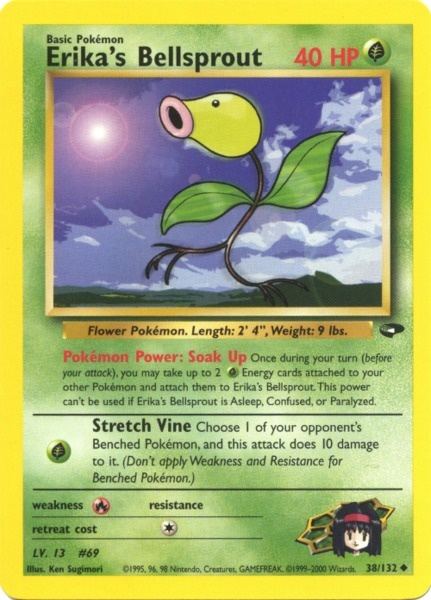 Erika's Bellsprout (38/132) [Gym Challenge Unlimited] - Just $0.40! Shop now at Retro Gaming of Denver