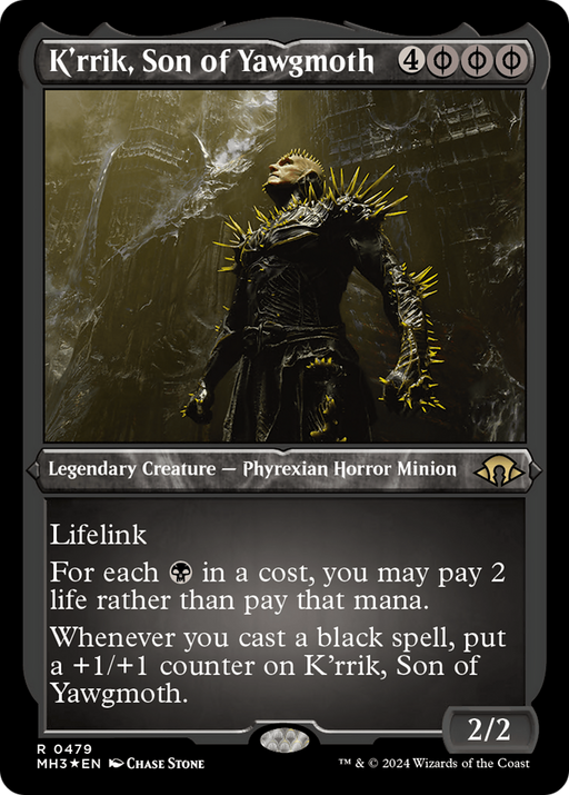 K'rrik, Son of Yawgmoth (Foil Etched) [Modern Horizons 3] - Just $1.25! Shop now at Retro Gaming of Denver