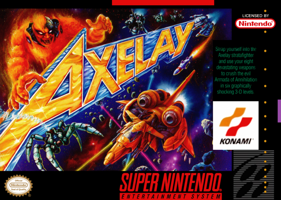 Axelay – Super Nintendo Entertainment System (SNES) - for just $99.99! 