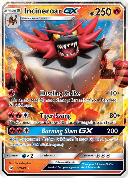 Incineroar GX (27/149) (Jumbo Card) [Sun & Moon: Base Set] - for just $3! 