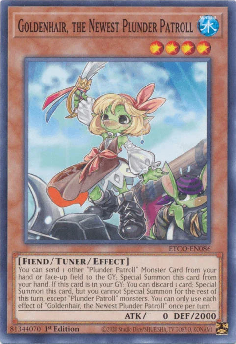 Goldenhair, the Newest Plunder Patroll [ETCO-EN086] Common - for just $0.10! 