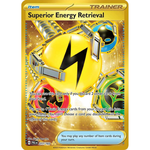 Superior Energy Retrieval (277/193) [Scarlet & Violet: Paldea Evolved] - Just $2.85! Shop now at Retro Gaming of Denver