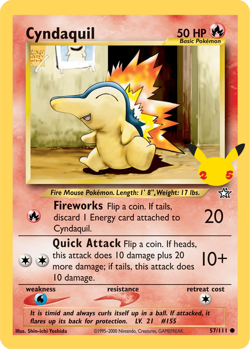 Cyndaquil (57/111) [First Partner Pack] - for just $0.75! 