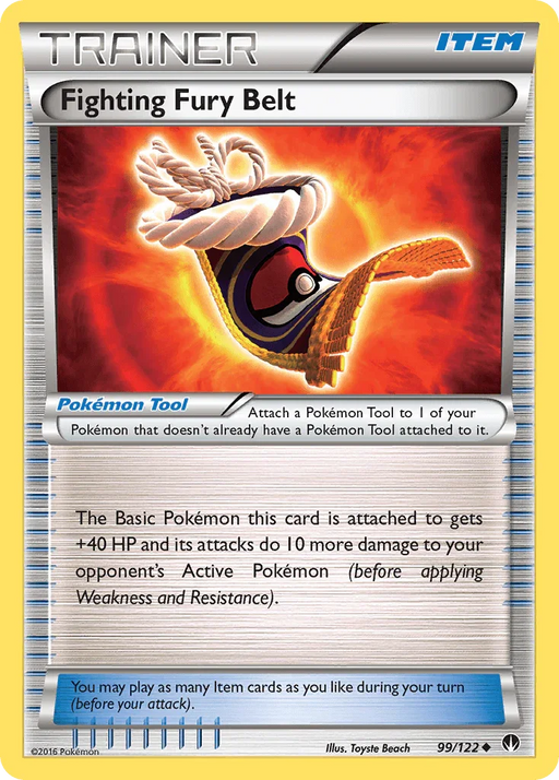 Fighting Fury Belt (99/122) [XY: BREAKpoint] - for just $0.35! 