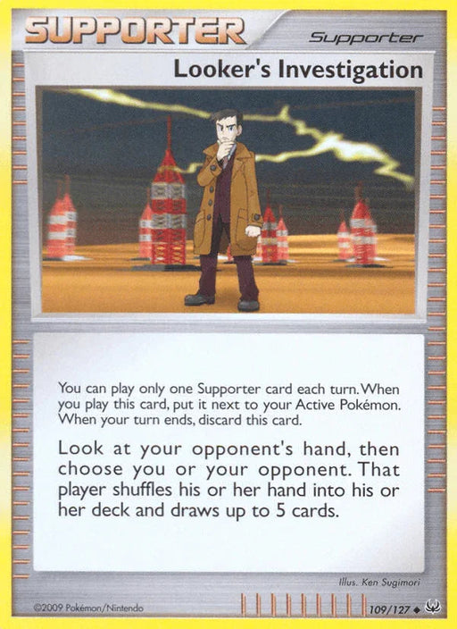 Looker's Investigation (109/127) [Platinum: Base Set] - for just $0.40! 