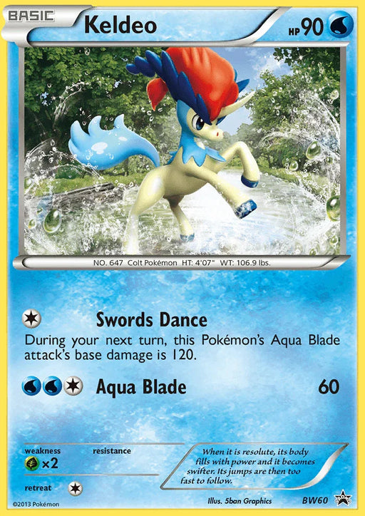 Keldeo (BW60) [Black & White: Black Star Promos] - for just $3.25! 
