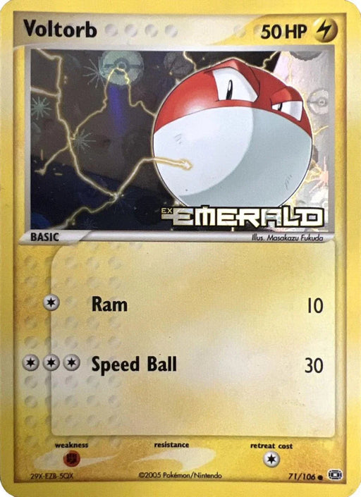 Voltorb (71/106) (Stamped) [EX: Emerald] - for just $10! 