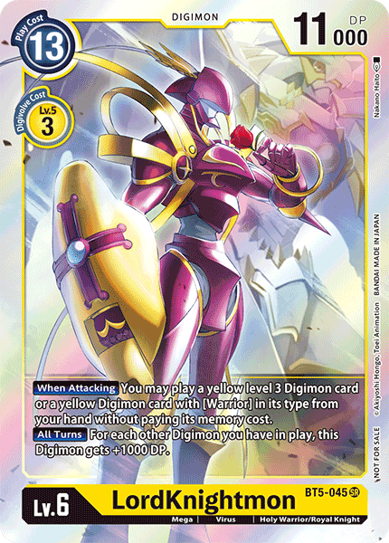 LordKnightmon [BT5-045] (Event Pack) [Battle of Omni Promos] - Just $4.90! Shop now at Retro Gaming of Denver