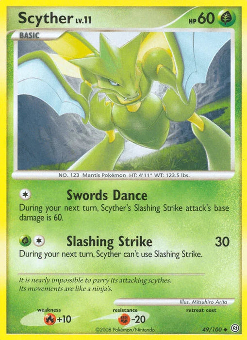 Scyther (49/100) [Diamond & Pearl: Stormfront] - for just $0.55! 