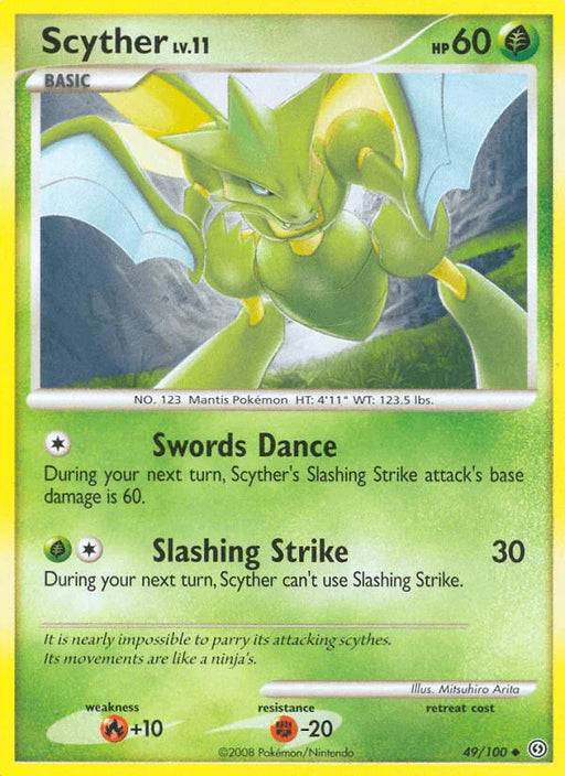 Scyther (49/100) [Diamond & Pearl: Stormfront] - for just $0.70! 