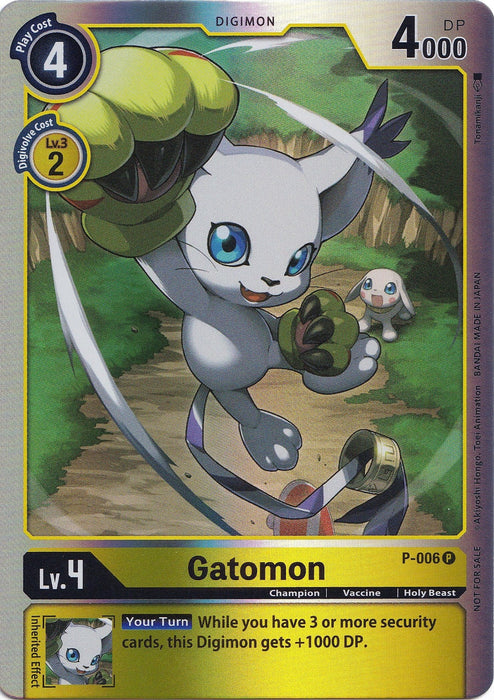 Gatomon [P-006] (Rainbow Foil) [Promotional Cards] - Just $0.09! Shop now at Retro Gaming of Denver