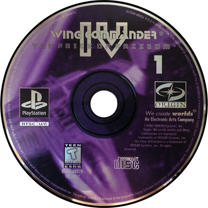 Wing Commander IV – PlayStation 1 (PS1) - for just $0! 