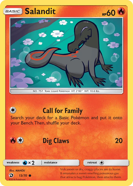 Salandit (13/70) [Sun & Moon: Dragon Majesty] - for just $0.15! 